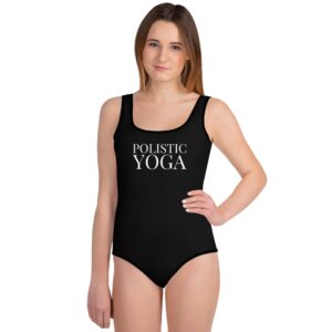 One-Piece Polistic Yoga Youth Swimsuit