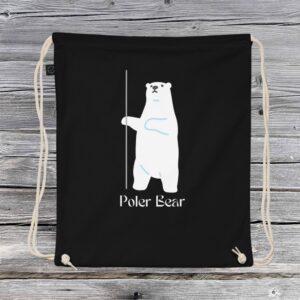 Poler Bear Organic cotton drawstring bag
